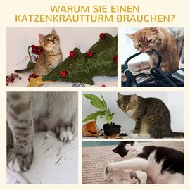 PawHut Kratzbaum 36 x 36 x 44 cm beige