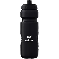 Erima Unisex Erwachsene Zubehör Team Trinkflasche, Kunststoff, schwarz, Standard