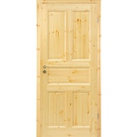 Kilsgaard Zimmertür Holz Typ 02/05 Kiefer lackiert, DIN Links, 985x2110 mm