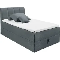 Lomadox Polsterbett 120x200 cm Jugendbett mit Bettkasten GEORGTOWN-09-120 Hotelbett