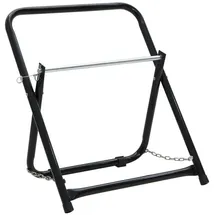 vidaXL Schlauchwagen 48 cm 45 kg schwarz