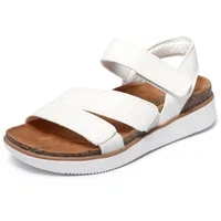 Skechers Damen Erhöhter Komfort Sandals, Weiss/opulenter Garten, 39 EU - 39 EU