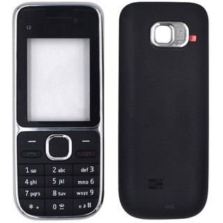 MDYH HKYJ WWRTT Für Nokia c2-01 Komplette Gehäuseabdeckung (Color : Black)