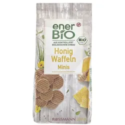 enerBIO Honig Waffeln Minis gelb