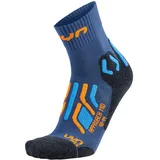 Uyn Trekkingsocken Approach Mid Herren blue/orange/greymelange 45-47