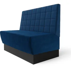 Meyer S | Gastrobank | B:H 200 x 120 cm | Blau | Blocks | Samt