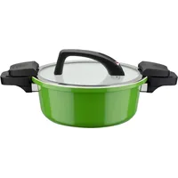GSW Ceramica green 4,0 l Dampfkochtopf Aluminium grün