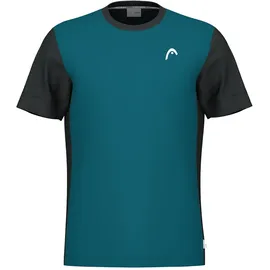 Head Racket Slice Kurzarm-t-shirt - Teal - 140 cm