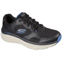 Skechers Herren Bequeme Passform D'Lux Walker - Mainstream Schwarz Größe UK 6 Zu