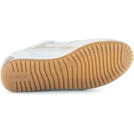 Gabor Sneaker Low Damen Weite E Beige/Weiß 39