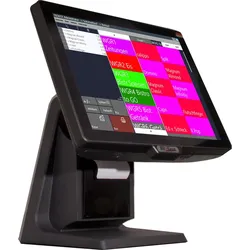 Blitzkasse 15" All-in-ONE Kassensystem für Gastronomie: Touschscreen, Bondrucker, Kundenanzeige, Geldlade