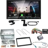 Kenwood DMX8021DABS Android Auto Einbauset für Peugeot 207 307 Partner Expert