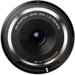 OM SYSTEM M.Zuiko Digital 9mm 1:8 Ultra Pancake Fisheye schwarz (mit Zugabe)