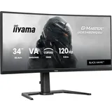 Iiyama G-Master Black Hawk GCB3482WQSU-B1 Curved 1500R 86.4cm 34“ VA LED Gaming Monitor UWQHD HDMI DP USB3.2 USB-C 0.6ms 120Hz HDR400 FreeSync Premium Höhenverstellung schwarz