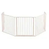 Baby Dan Kaminschutzgitter Olaf, Weiß, Kunststoff, Metall, 278x70.5 cm, Grüner Punkt, BPA-frei, Europäischer Sicherheitsstandard, Made in Denmark, Cradle to Cradle®, Kleinmöbel, Kamine & Zubehör, Kaminöfen