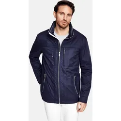 Outdoorjacke CABANO "High Performance", Herren, Gr. 28, blau (dunkelblau), 100% Polyester, unifarben, sportlich, normal, hoch geschlossener Ausschnitt, Langarm, Jacken, mit atmungsaktiver Funktion