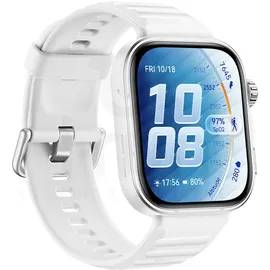 Huawei Fit 5 Pro BT 44 mm Titangehäuse White Fluorelastomerarmband White
