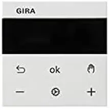 Gira Temperaturregler S3000 RTR BT System 55 Reinweiß