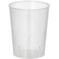 Starpak 500 Mehrweg-Gläser für Schnaps PP 4 cl Ø 4,3 cm · 5,2 cm unzerbrechlich