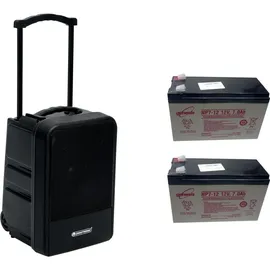 Omnitronic Set MOM-10BT4 Modular-Drahtlos-PA-System + 2x Akku