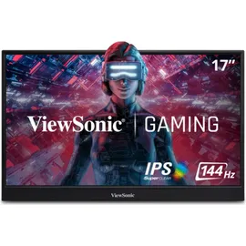 ViewSonic VX1755 43,9 cm (17 Zoll) Portable Gaming Monitor (Full-HD, IPS-Panel, 144 Hz) Schwarz,