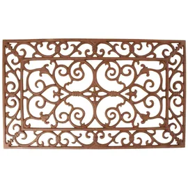 Esschert Design Schmutzfangmatte 58,2 x 34 cm Braun