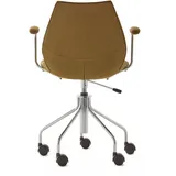 Kartell Maui Soft Armlehnstuhl Stoff Trevira - Chrom