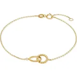 FAVS Armband gelbgold 88442814 Größe 18