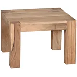 KADIMA DESIGN Couchtisch Braun Akazie 60 x 40 x 60 cm