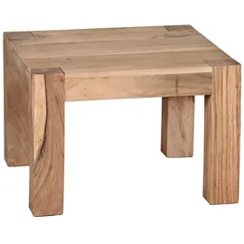 KADIMA DESIGN Couchtisch Braun Akazie 60 x 40 x 60 cm