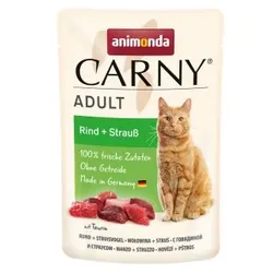 animonda CARNY Adult Rind & Strauß 48x85 g