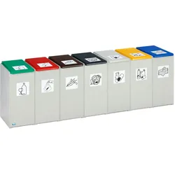 PROREGAL Deckel für Abfall- und Wertstoffsammelsystem 40 Liter | Kunststoff | Blau
