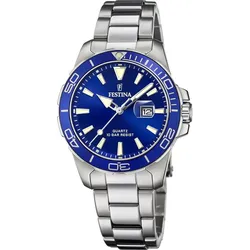 Festina Quarz Damen Boyfriend F20503/3 - blau,silber - 34.5mm