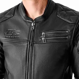 RST Hillberry D3O Lederjacke Schwarz L