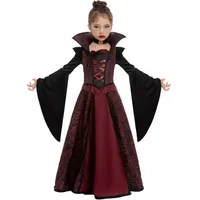 Kostüm Vampirin Mädchen Halloween Rollenspiel Medium (8 - 10 Jahre)