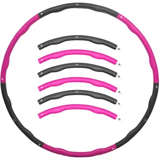 Matchu Sports - Hula Hoop Reifen Gymnastikreifen 1.2 kg - Lila/Grau violett 100 cm