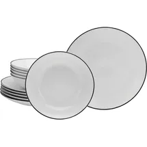 CreaTable Luna Black Line Tafelservice