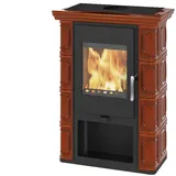 Thorma Kaminofen | BORGHOLM Exclusive | Schwarz Ker. Dunkelbraun 6 kW