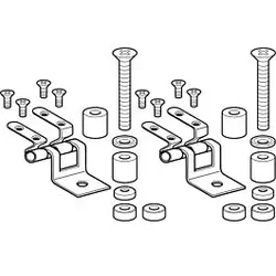 Geberit Scharnier-Set 596240000 für WC-Sitz