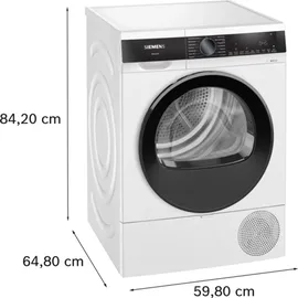 Siemens iQ500 WQ33G2D40 Wärmepumpentrockner (8 kg)