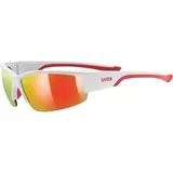 Uvex Sportstyle 215 8316 white mat red/mirror red