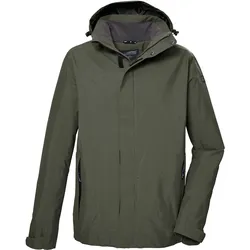 Outdoorjacke KILLTEC "KOS 87 MN JCKT_XENIOS", Herren, Gr. XXL, grün (oliv), Obermaterial: 100% Polyester. Futter: 100% Polyester, sportlich, Jacken