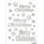 Herma Merry Christmas Aufkleber 3731 24 Stück Silber