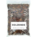 Pinienrinde 2L (500 Gr) - Pinienrinde Fein - Pinienrinde für Pflanzen - Rindenmulch - Rindenmulch Orchideen - Pinienrinde Mittel - Hackschnitzel für Garten (20-25 mm)