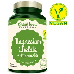 GreenFood Nutrition Magnesium Chelate + Vitamin B6 90 St