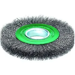 LESSMANN Draht-Rundbürste (grün) INOX-Draht 0,30 mm, Bürsten-⌀ D1xBesatzbreite L1: 125X23mm