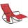 SoBuy OGS47-R Schaukelliege 145 x 85 x 84 cm Rot