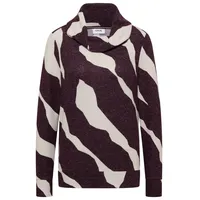 Cecil Langarmshirt in eggplant red melange | Gr.: M