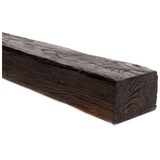 PROVISTON PU-Balken Polyurethan 60 x 90 x 2000 mm Eiche dunkel Deckenbalken Dekobalken