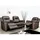 vente-unique Ledergarnitur Relax 3+2+1 - braun - Evasion